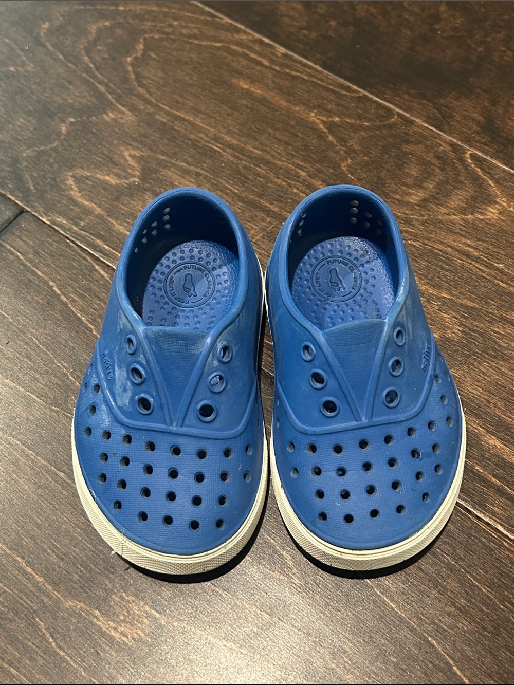 Native Kids Royal Blue Slip-On Water Clogs